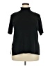 misook 100% Acrylic Black Short Sleeve Turtleneck Size XL - photo 1