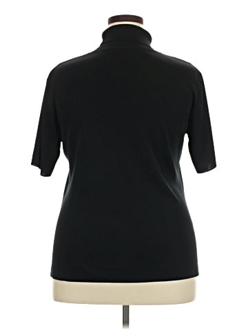 misook Short Sleeve Turtleneck (view 2)