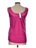 Chaudry 100% Viscose Pink Sleeveless Blouse Size L - photo 2