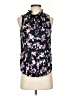 Splendid Floral Black Sleeveless Blouse Size XS - photo 1