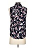 Splendid Floral Black Sleeveless Blouse Size XS - photo 2