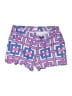 Crown & Ivy 100% Cotton Print Pink Shorts Size 16 - photo 1
