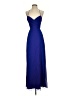 BCBGMAXAZRIA 100% Silk Solid Blue Cocktail Dress Size 0 - photo 1