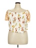 Torrid White Short Sleeve Blouse Size 4X Plus (4) - photo 1