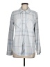 Altar'd State Silver Long Sleeve Button-Down Shirt Size M - photo 1