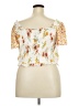 Torrid White Short Sleeve Blouse Size 4X Plus (4) - photo 2