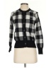 DKNY Checkered-gingham Black Cardigan Size S - photo 1