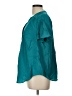 Torrid Teal Short Sleeve Blouse Size Lg Plus (0) - photo 5