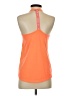 Nike 100% Polyester Orange Active Tank Size S - photo 2
