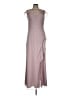 Alex Evenings 100% Polyester Gray Purple Cocktail Dress Size 12 - photo 1