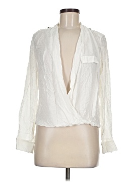White House Black Market Long Sleeve Blouse (view 1)