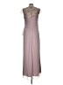 Alex Evenings 100% Polyester Gray Purple Cocktail Dress Size 12 - photo 2
