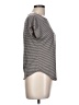 Laila Jayde Stripes Gray Short Sleeve T-Shirt Size L (estimated) - photo 4