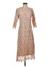 Böhme 100% Polyester Tan Pink Cocktail Dress Size S - photo 1