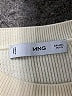 MNG Stripes Ivory Pullover Sweater Size L - photo 7