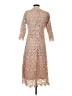 Böhme 100% Polyester Tan Pink Cocktail Dress Size S - photo 2