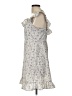 Unbranded 100% Polyester Floral White Casual Dress Size L - photo 5