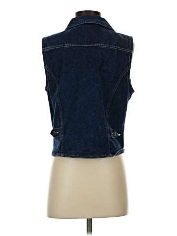 St. John's Bay Denim Vest (view 2)