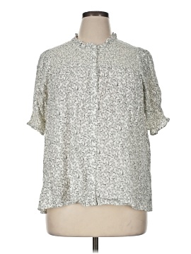Terra & Sky Short Sleeve Blouse (view 1)
