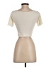 Debut Ivory Short Sleeve Top Size S - photo 2