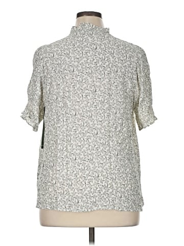 Terra & Sky Short Sleeve Blouse (view 2)