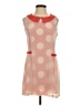 Esley 100% Polyester Polka Dots Pink Cocktail Dress Size S - photo 1