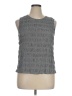 Zac & Rachel Gray Sleeveless Blouse Size XL - photo 1