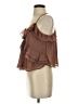 Unbranded 100% Polyester Brown Sleeveless Blouse Size S - photo 5