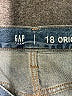 Gap 100% Polyloom Blue Jeans Size 18 - photo 3