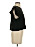 Zara 100% Cotton Black Short Sleeve Top Size S - photo 4