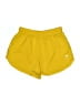 Gymshark 100% Polyester Solid Yellow Athletic Shorts Size S - photo 1