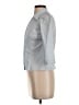 Rampage Blue 3/4 Sleeve Button-Down Shirt Size S - photo 5