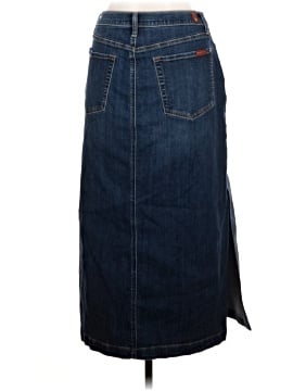 7 For All Mankind Denim Skirt (view 2)