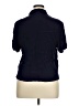 Frank And Oak Blue Short Sleeve Blouse Size XL - photo 2