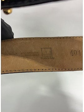 Moschino Vintage Leather Peace Love and Anarchy Belt (view 2)