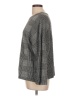 Zara W&B Collection Houndstooth Gray Pullover Sweater Size L - photo 5