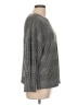 Zara W&B Collection Houndstooth Gray Pullover Sweater Size L - photo 4