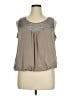 Alfani Gray Sleeveless Blouse Size 1X - photo 1
