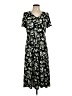 Talbots Outlet Floral Black Casual Dress Size Lg Petite - photo 1