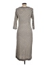 ECI Houndstooth Gray Casual Dress Size L - photo 2