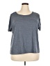 Max Studio Gray Short Sleeve Top Size 2X - photo 1