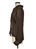 Allison Morgan 100% Polyester Chevron-herringbone Brown Long Sleeve Blouse Size M - photo 5