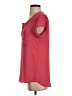Bellatrix 100% Polyester Red Short Sleeve Blouse Size XS - photo 5