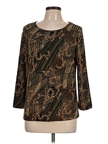 Chico's Design 3/4 Sleeve Top (view 1)