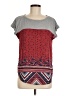 Rewind 100% Polyester Gray Short Sleeve Top Size M - photo 1