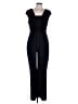 Eliza J 100% Polyester Solid Black Jumpsuit Size 12 - photo 1
