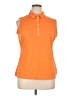Cutter & Buck 100% Polyester Orange Sleeveless Blouse Size XL - photo 1