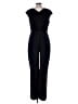 Eliza J 100% Polyester Solid Black Jumpsuit Size 12 - photo 2