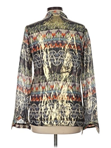 Tory Burch Long Sleeve Silk Top (view 2)