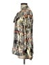 Tory Burch Metallic Silver Long Sleeve Silk Top Size 10 - photo 5